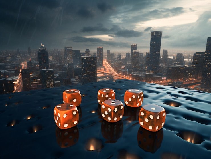 Tampilan permainan Galactic Gems di platform anya138 dengan tema luar angkasa dan simbol-simbol permata